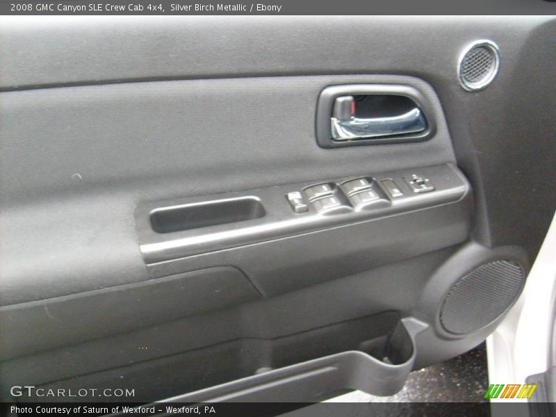 Silver Birch Metallic / Ebony 2008 GMC Canyon SLE Crew Cab 4x4