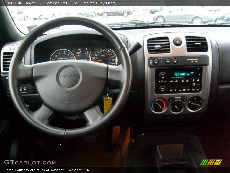 Silver Birch Metallic / Ebony 2008 GMC Canyon SLE Crew Cab 4x4
