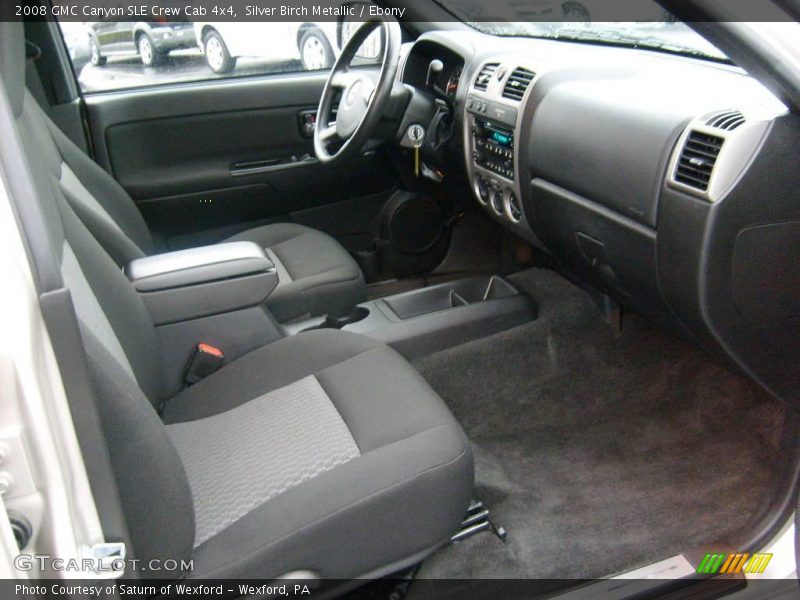 Silver Birch Metallic / Ebony 2008 GMC Canyon SLE Crew Cab 4x4