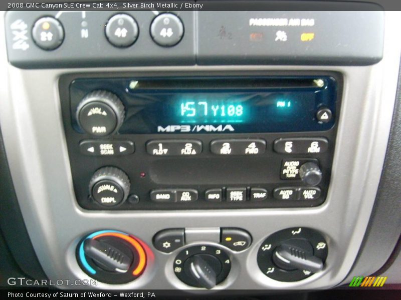 Silver Birch Metallic / Ebony 2008 GMC Canyon SLE Crew Cab 4x4