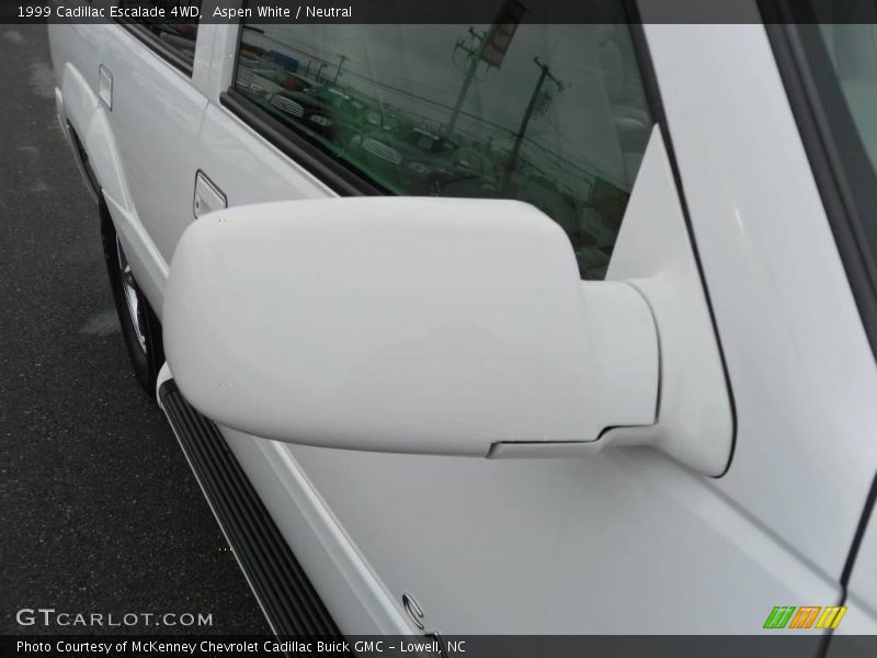 Aspen White / Neutral 1999 Cadillac Escalade 4WD