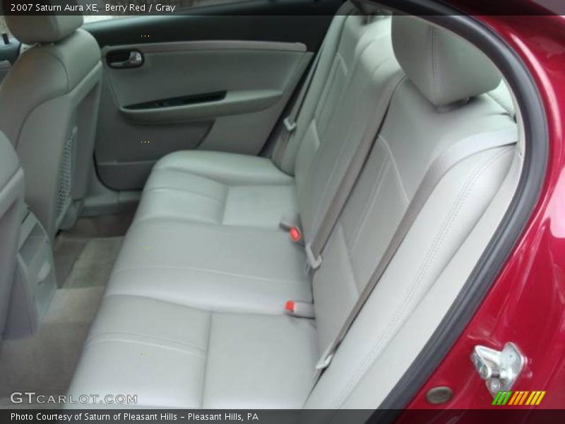Berry Red / Gray 2007 Saturn Aura XE