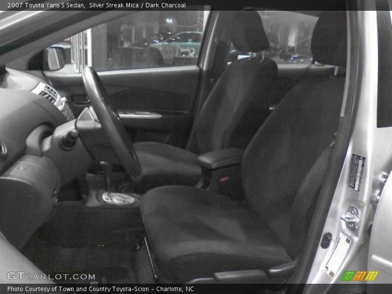 Silver Streak Mica / Dark Charcoal 2007 Toyota Yaris S Sedan