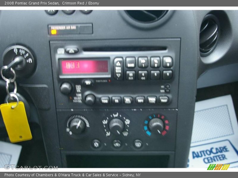 Crimson Red / Ebony 2008 Pontiac Grand Prix Sedan
