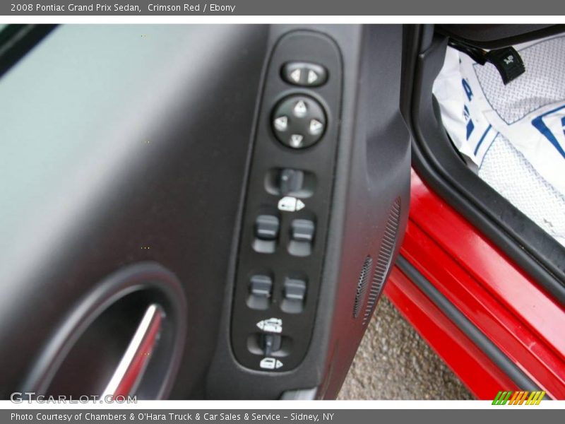 Crimson Red / Ebony 2008 Pontiac Grand Prix Sedan