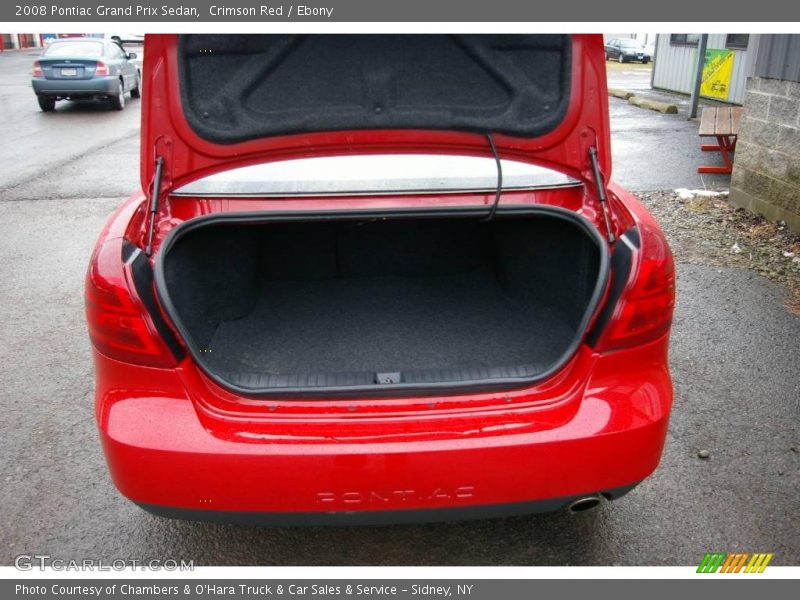 Crimson Red / Ebony 2008 Pontiac Grand Prix Sedan