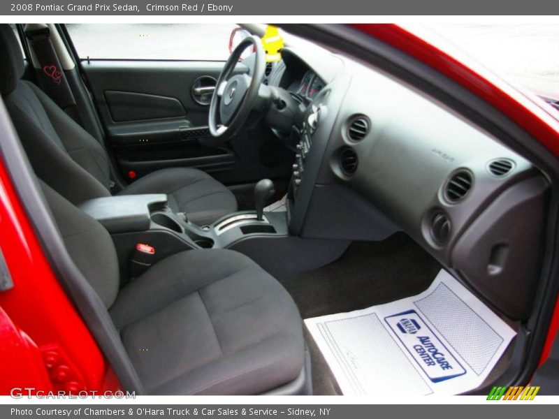 Crimson Red / Ebony 2008 Pontiac Grand Prix Sedan