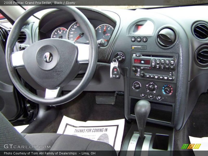 Black / Ebony 2008 Pontiac Grand Prix Sedan
