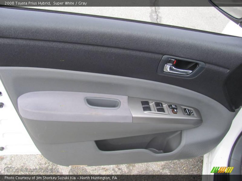 Super White / Gray 2008 Toyota Prius Hybrid