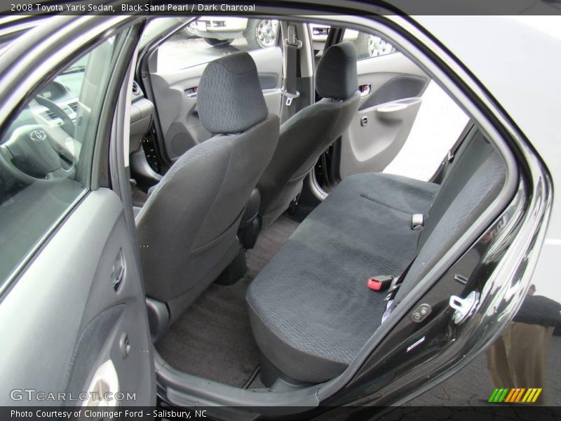 Black Sand Pearl / Dark Charcoal 2008 Toyota Yaris Sedan