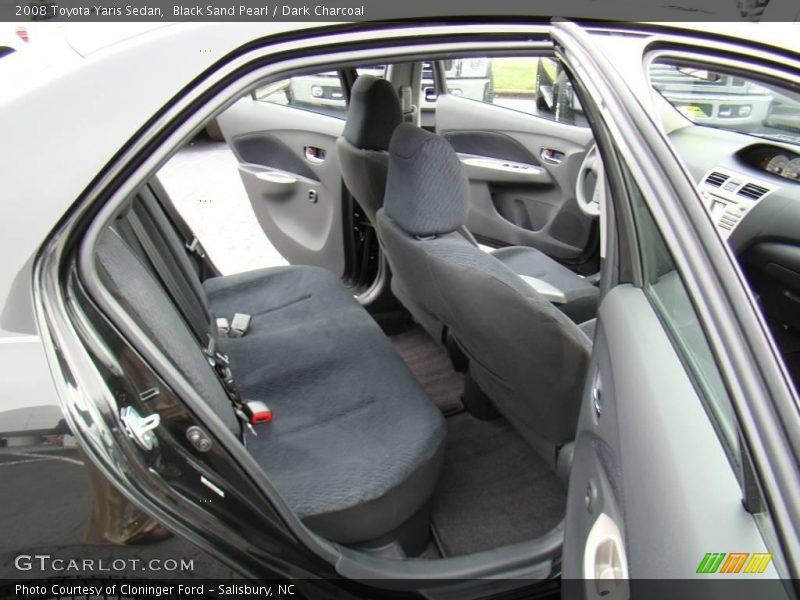 Black Sand Pearl / Dark Charcoal 2008 Toyota Yaris Sedan
