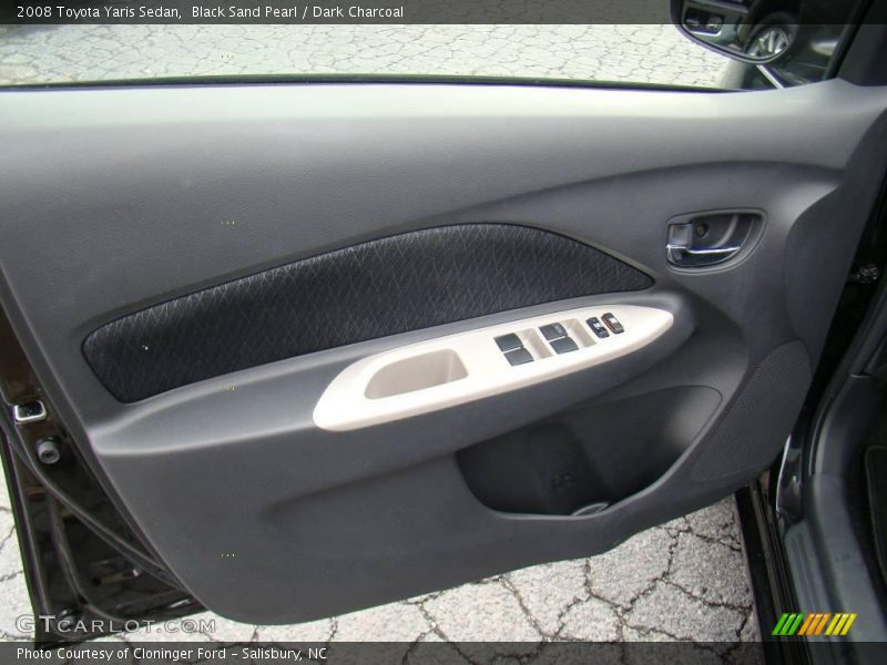 Black Sand Pearl / Dark Charcoal 2008 Toyota Yaris Sedan