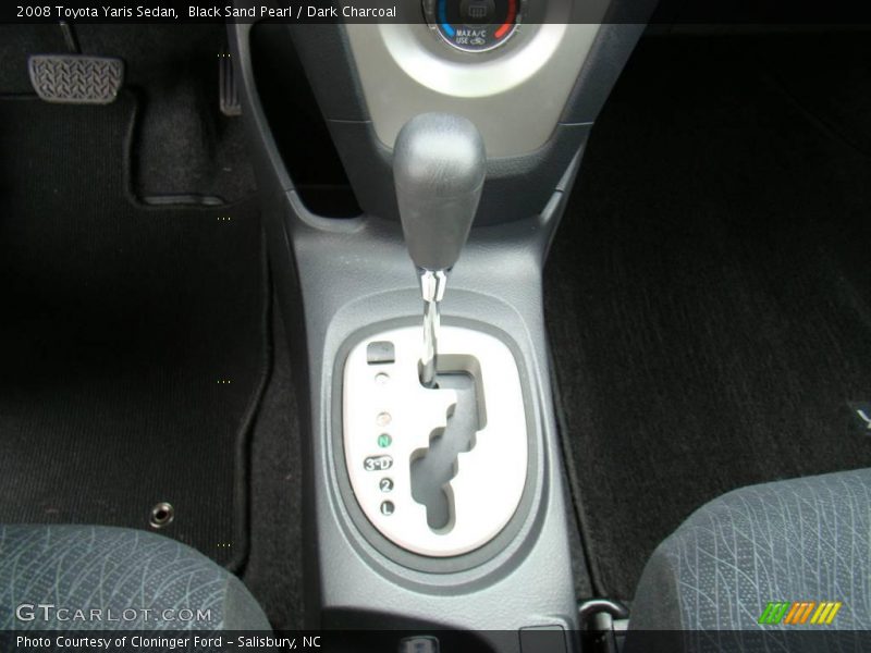 Black Sand Pearl / Dark Charcoal 2008 Toyota Yaris Sedan