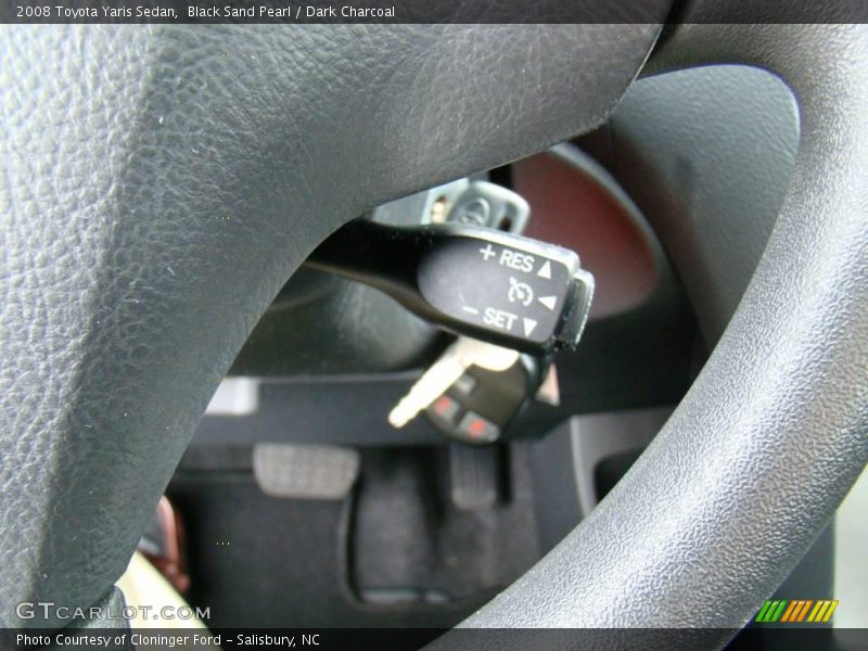 Black Sand Pearl / Dark Charcoal 2008 Toyota Yaris Sedan