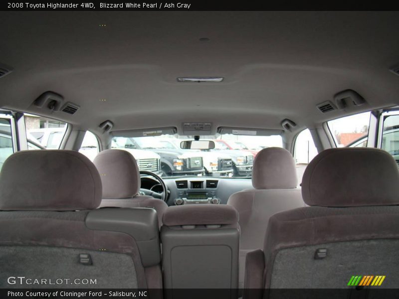 Blizzard White Pearl / Ash Gray 2008 Toyota Highlander 4WD