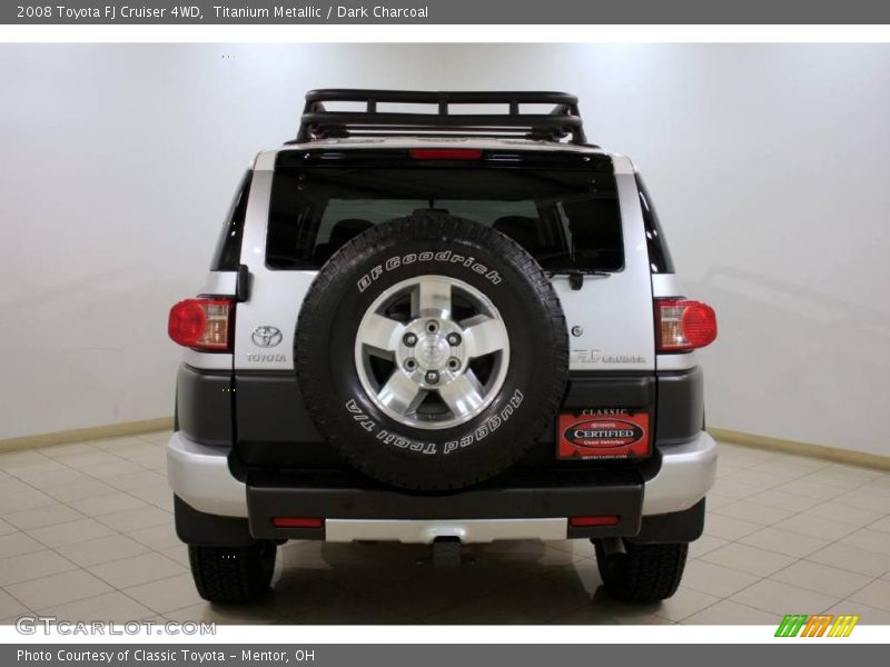 Titanium Metallic / Dark Charcoal 2008 Toyota FJ Cruiser 4WD