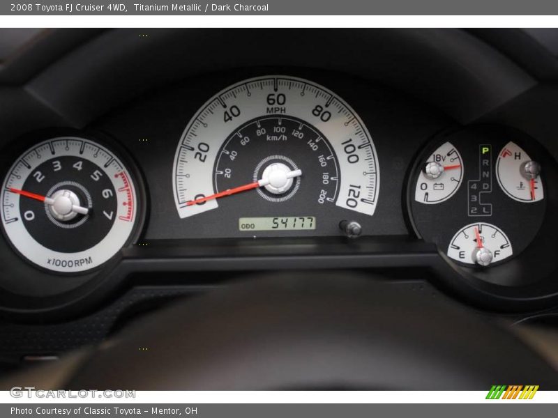 Titanium Metallic / Dark Charcoal 2008 Toyota FJ Cruiser 4WD