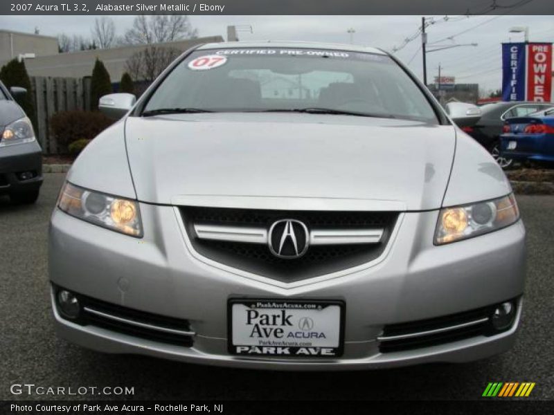 Alabaster Silver Metallic / Ebony 2007 Acura TL 3.2