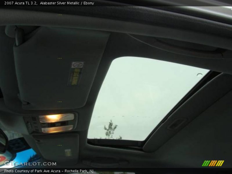 Alabaster Silver Metallic / Ebony 2007 Acura TL 3.2
