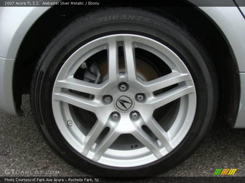 Alabaster Silver Metallic / Ebony 2007 Acura TL 3.2