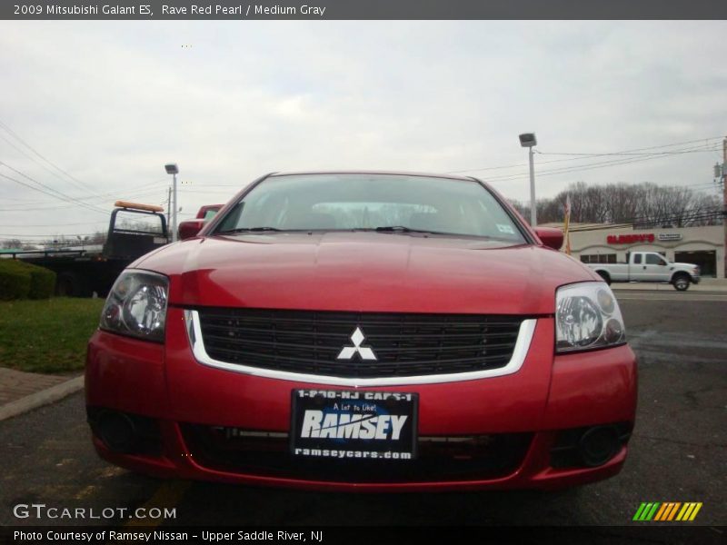 Rave Red Pearl / Medium Gray 2009 Mitsubishi Galant ES