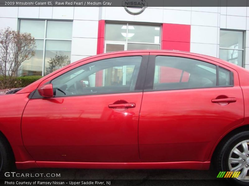 Rave Red Pearl / Medium Gray 2009 Mitsubishi Galant ES