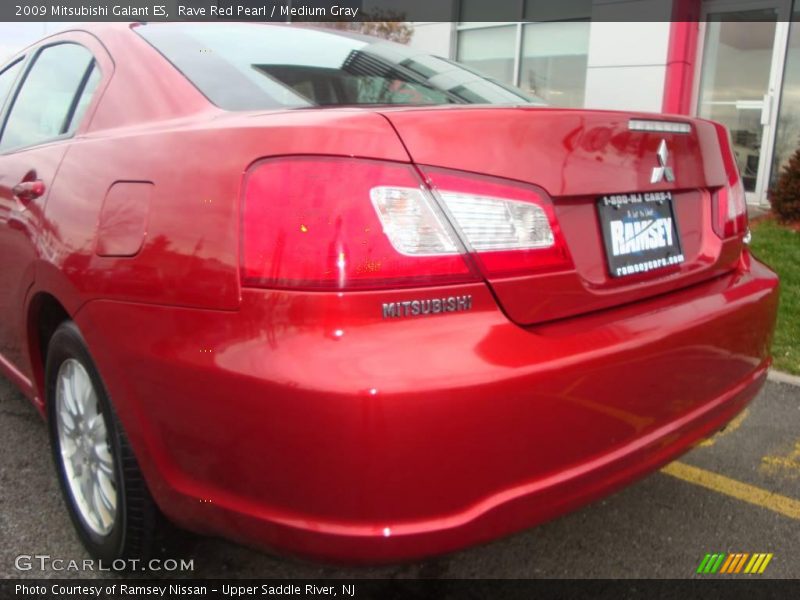 Rave Red Pearl / Medium Gray 2009 Mitsubishi Galant ES