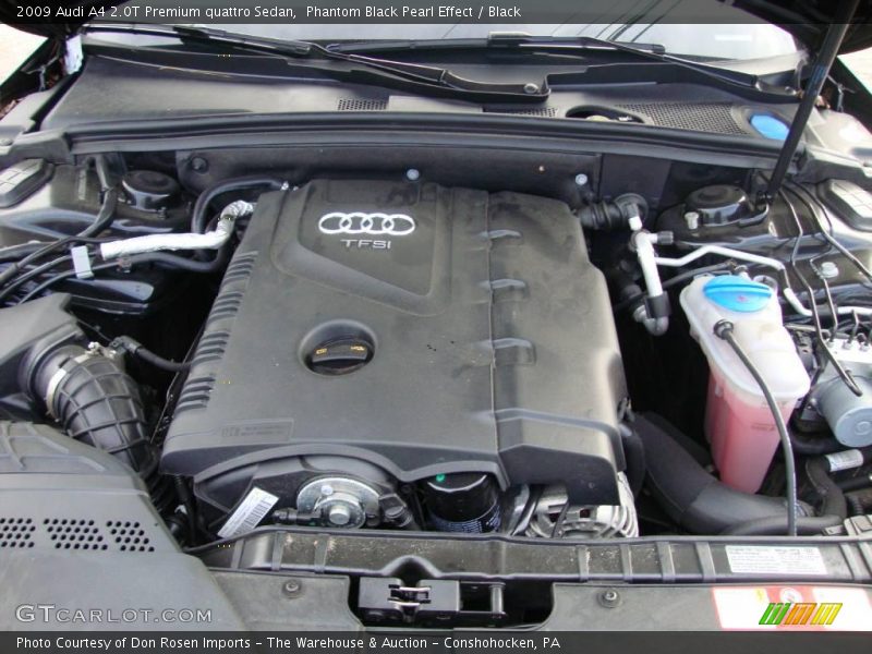 Phantom Black Pearl Effect / Black 2009 Audi A4 2.0T Premium quattro Sedan