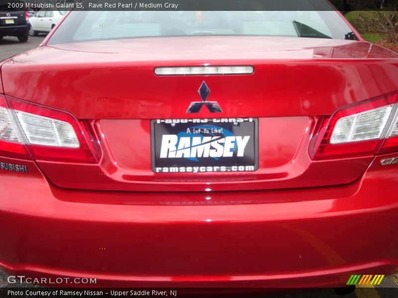 Rave Red Pearl / Medium Gray 2009 Mitsubishi Galant ES