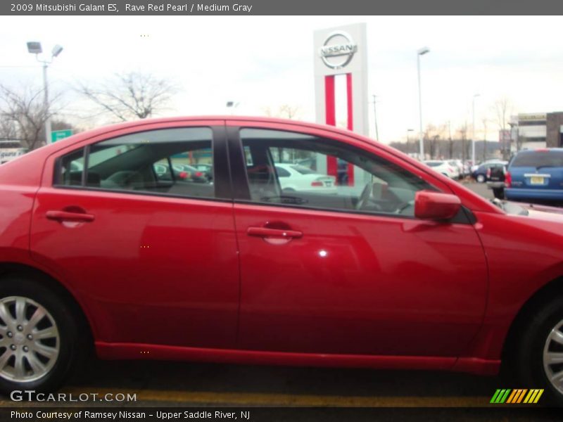 Rave Red Pearl / Medium Gray 2009 Mitsubishi Galant ES