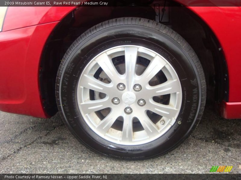 Rave Red Pearl / Medium Gray 2009 Mitsubishi Galant ES