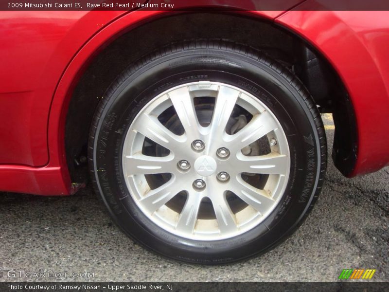 Rave Red Pearl / Medium Gray 2009 Mitsubishi Galant ES