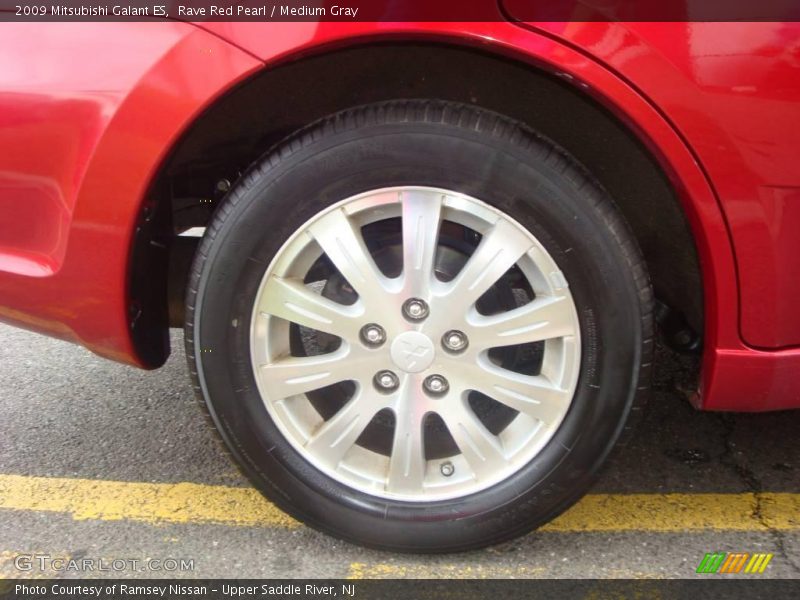 Rave Red Pearl / Medium Gray 2009 Mitsubishi Galant ES