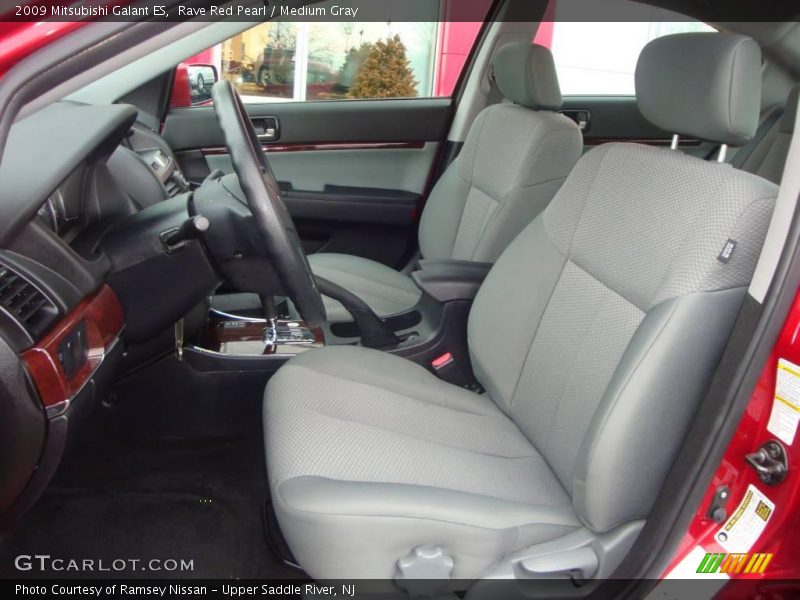 Rave Red Pearl / Medium Gray 2009 Mitsubishi Galant ES