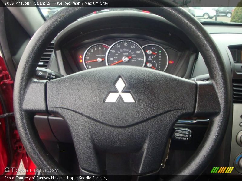 Rave Red Pearl / Medium Gray 2009 Mitsubishi Galant ES