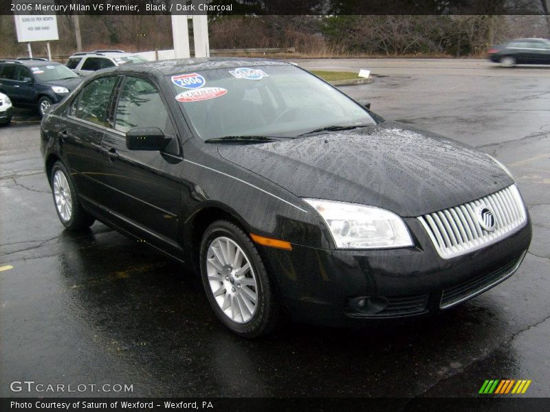 Black / Dark Charcoal 2006 Mercury Milan V6 Premier
