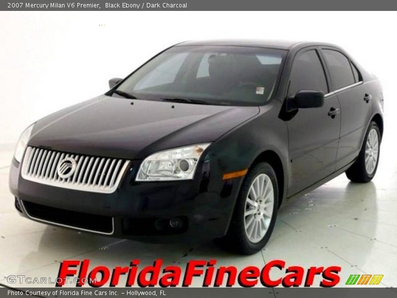 Black Ebony / Dark Charcoal 2007 Mercury Milan V6 Premier