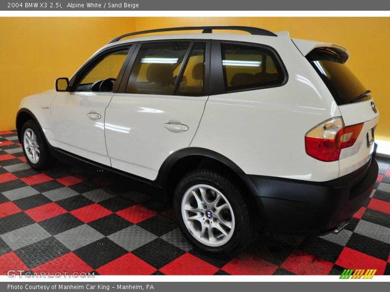 Alpine White / Sand Beige 2004 BMW X3 2.5i