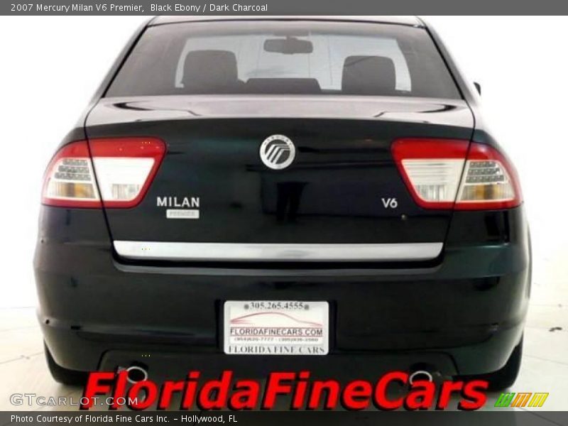 Black Ebony / Dark Charcoal 2007 Mercury Milan V6 Premier