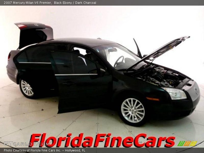 Black Ebony / Dark Charcoal 2007 Mercury Milan V6 Premier