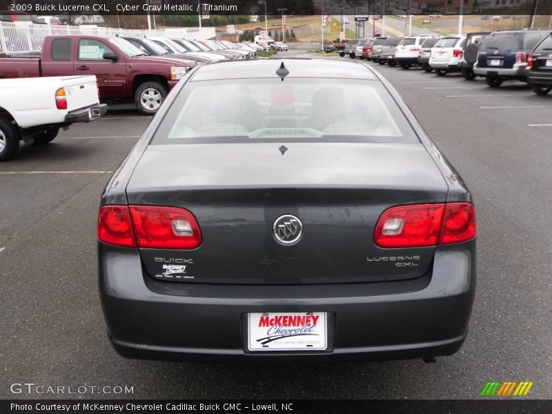 Cyber Gray Metallic / Titanium 2009 Buick Lucerne CXL