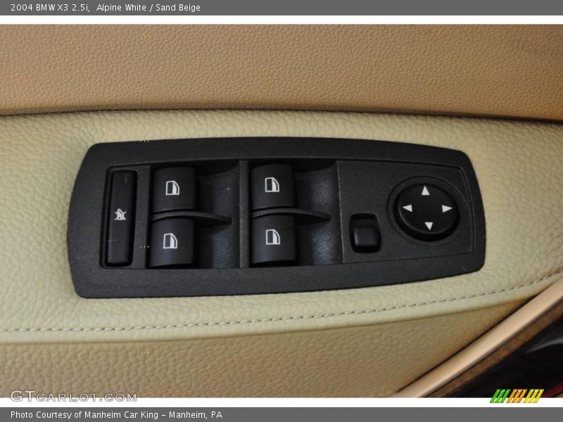 Alpine White / Sand Beige 2004 BMW X3 2.5i