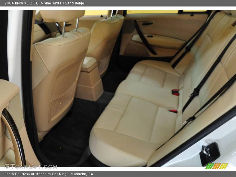 Alpine White / Sand Beige 2004 BMW X3 2.5i