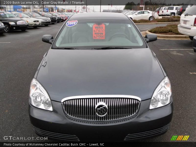 Cyber Gray Metallic / Titanium 2009 Buick Lucerne CXL