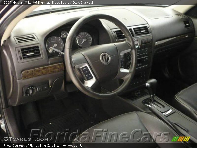 Black Ebony / Dark Charcoal 2007 Mercury Milan V6 Premier