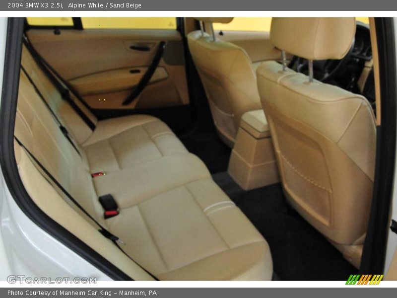 Alpine White / Sand Beige 2004 BMW X3 2.5i
