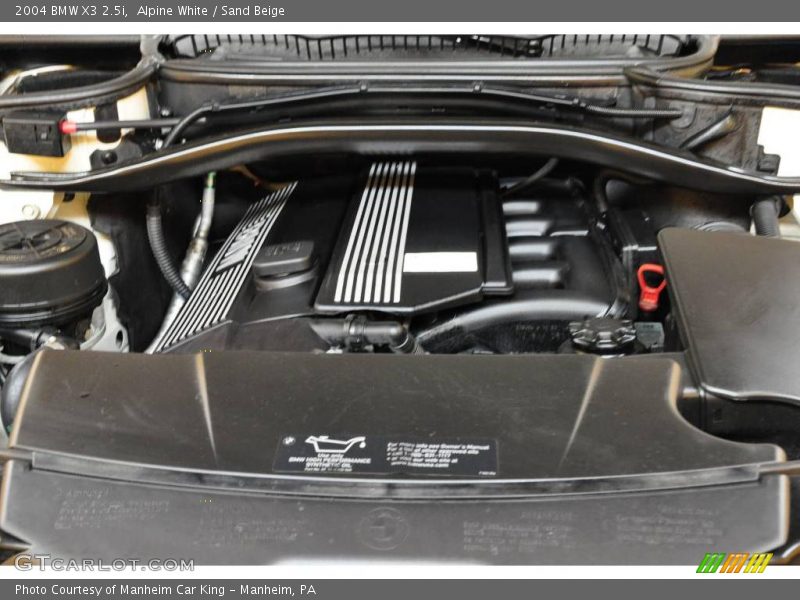 Alpine White / Sand Beige 2004 BMW X3 2.5i