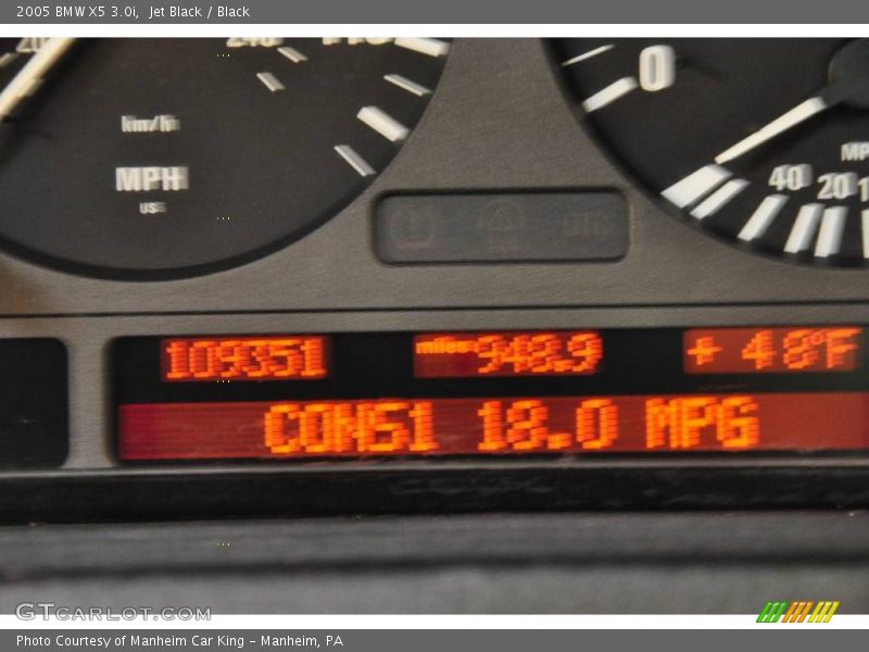 Jet Black / Black 2005 BMW X5 3.0i