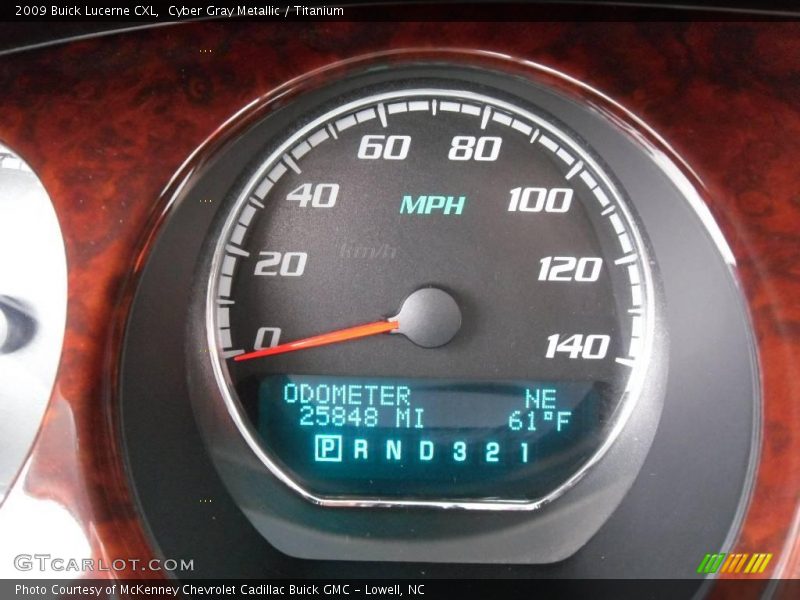 Cyber Gray Metallic / Titanium 2009 Buick Lucerne CXL