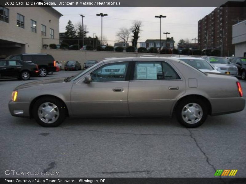 Bronzemist Metallic / Neutral Shale 2002 Cadillac DeVille Sedan